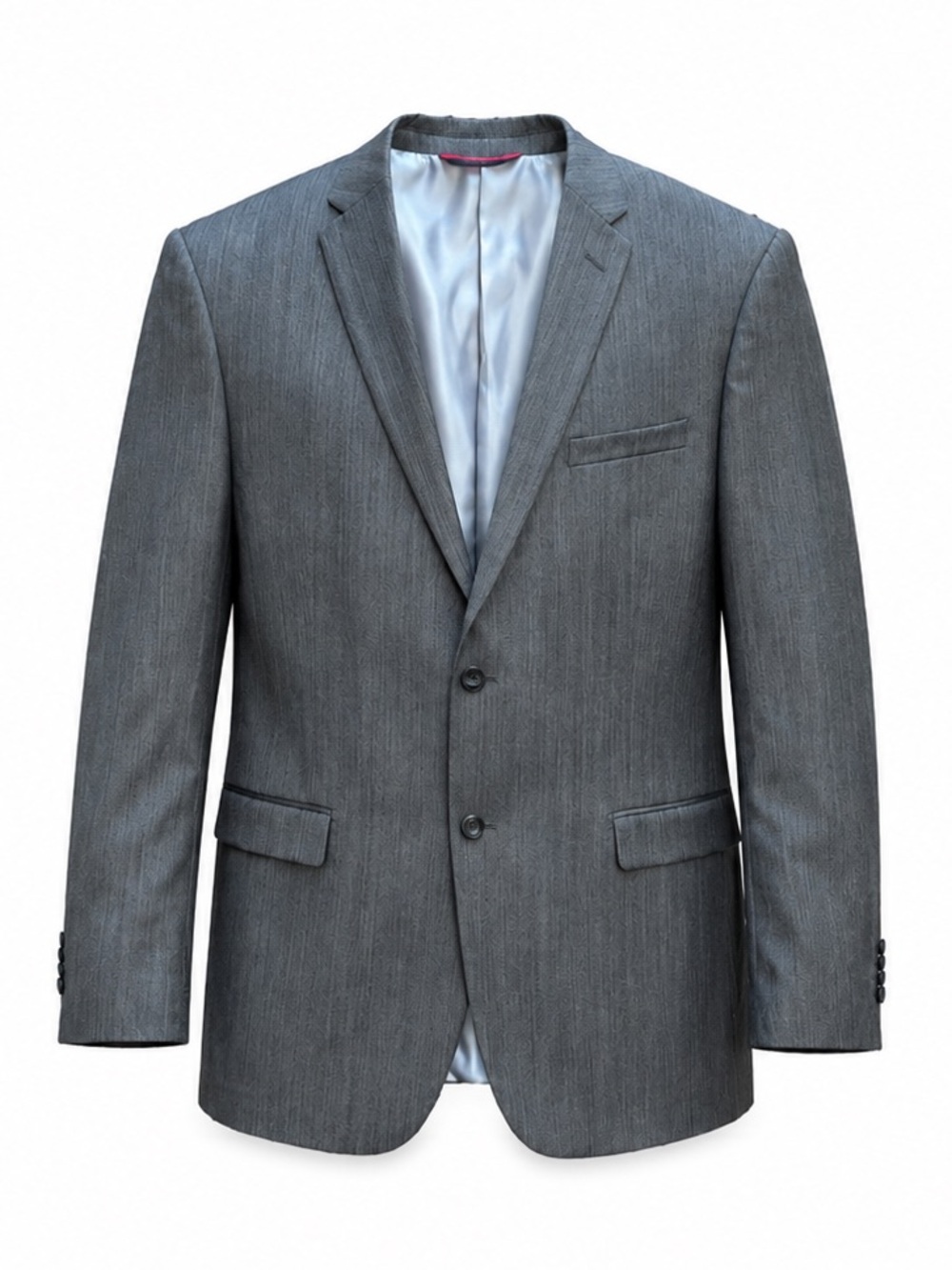 Prontomoda  Elite Linen Blend Sport Coat Blazer Gray 44R Italian Fabric